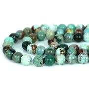 クリソコラ【丸玉】8ｍｍ【天然石 ビーズ パワーストーン】