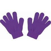 カラーのびのび手袋　紫
