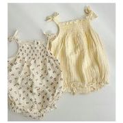 韓国系夏の赤ちゃんガーターバッグおしりの服赤ちゃんの花のレオタード