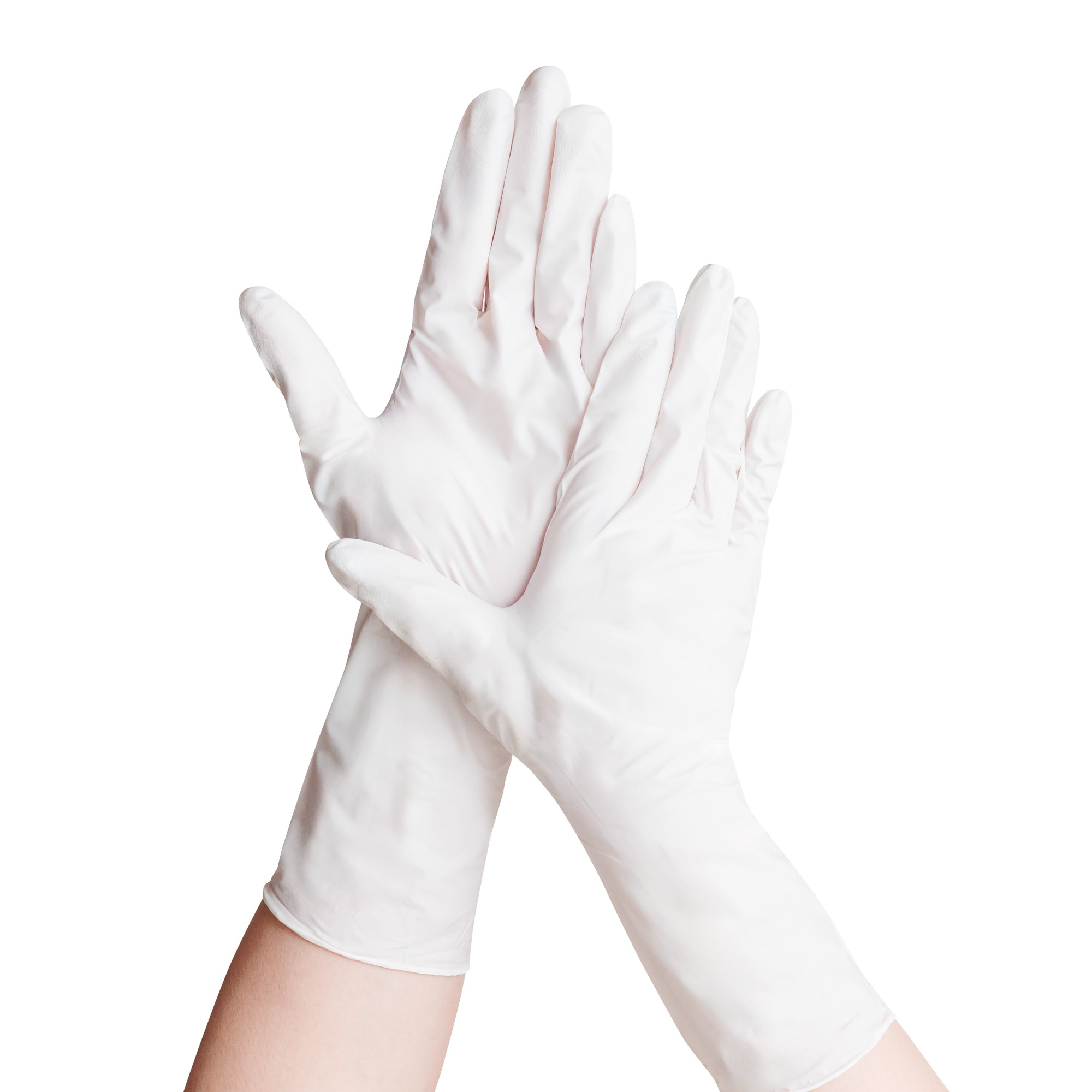 【ホワイトカラー】クリーンルーム用ニトリル手袋メイク【10000】XSサイズ
