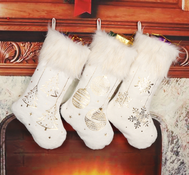 クリスマス靴下 クリスマス プレゼント袋 クリスマスブーツ ギフトバッグ クリスマスツリー飾り 壁掛け
