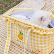キャリーバッグを外出する猫のバッグ、夏のポータブルワンショルダー大容量バックパック用品