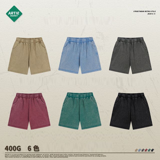 ★送料込◆3色 テーピング配色 半袖T & ハーフパンツ SET メンズ ビンテージ風 半袖 Tシャツ 男女兼用 ハーフパンツ