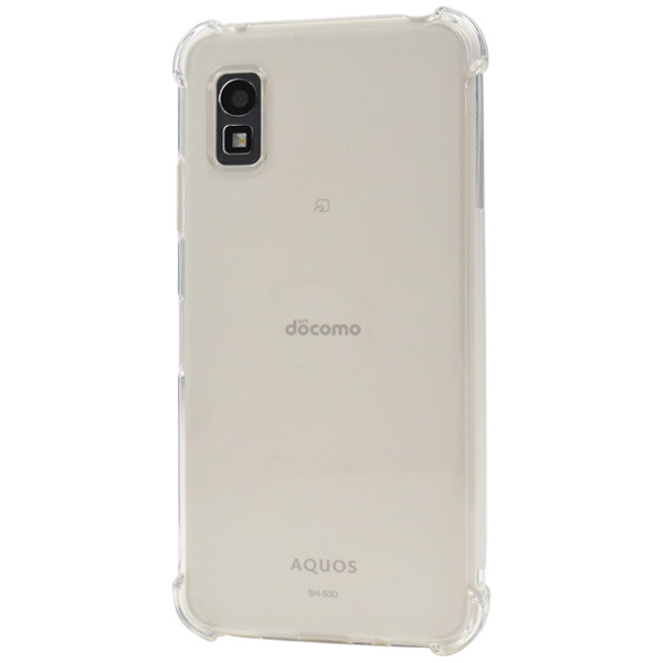 AQUOS wish3 SH-53D/A302SH/A303SH/SH-M25用 耐衝撃クリアケース AQUOS wish3 SH-53D/A302SH/A303SH/SH-M25用 耐衝撃クリアケース