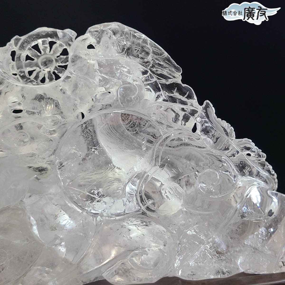 ☀️ 水晶✨天然石 ✨原石 置物☀️ 天然石水晶の貝殻 置物 彫物NO.092107 - メルカリ