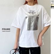 【2024新作】ロゴ箔プリントオーバーサイズTシャツ