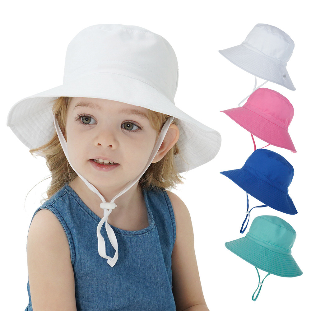 子供の帽子日よけ帽男性と女性赤ちゃん通気性のある盆地の帽子ビーチ帽子漁師の帽子