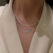レディース プレゼント アクセサリー ネックレス   首鎖 鎖骨鎖 シンプル 気質 設計感  大人気 トレンド