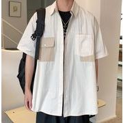 2022春夏新作 メンズ 男 トップス 半袖 シャツ ブラウス コート アウター M-2XL