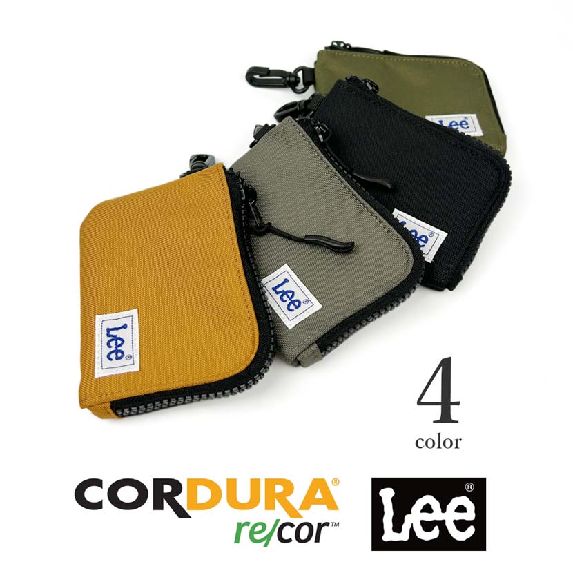 全4色 Lee リー CORDUR コーデュラ ナイロン L字ファスナー小銭