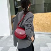 韓国版の新しい本革ハンドバッグ、 シンプルなデザインのショルダーバッグ