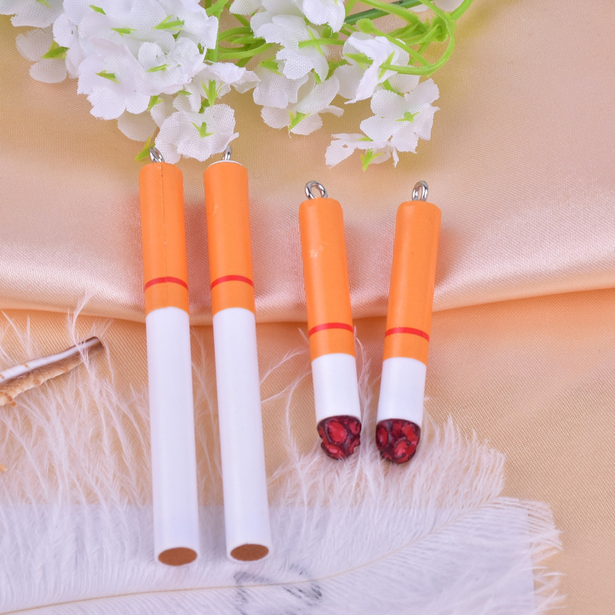 diyパーツ アクセサリーパーツ 手芸パーツ ピアスパーツ 手作りパーツ 樹脂パーツ タバコ チャーム