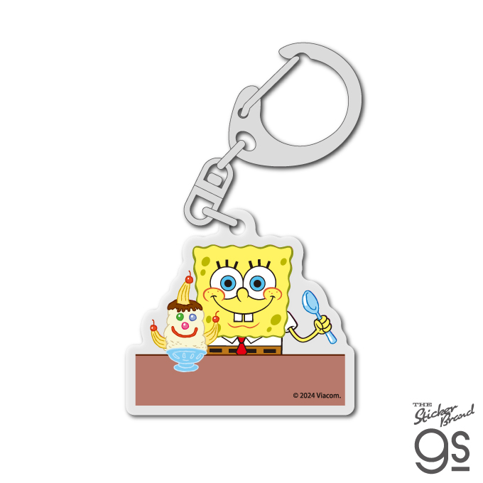 スポンジ・ボブ アクリルキーホルダー パフェ キャラクター アメリカ