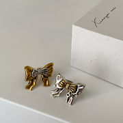 指輪　リング　レディース　INS　韓国ファッション　デザイン　金属風　蝶々
