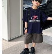 韓国子供服  2024夏新作 男の子  ズボン  半ズボン  子供用のズボン   レジャー   五分ズボン  100-150 3色