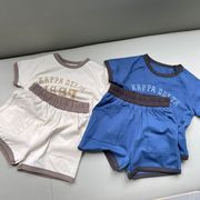 キッズ服     韓国風子供服    Tシャツ+パンツ    2点セット    73-100cm