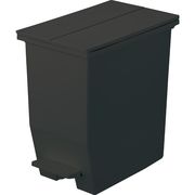 リス SOLOW ペダルオープンツイン ゴミ箱 20L ブラック