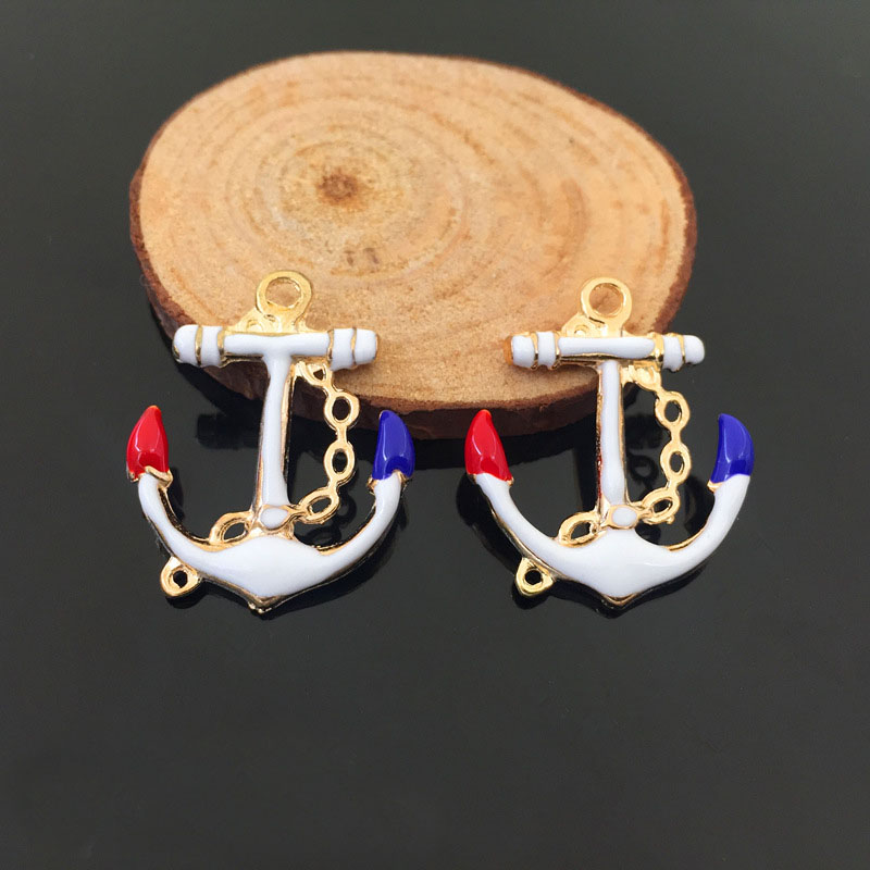 ハンドメイド 錨 アクセサリーパーツ 舵輪 マリンチャーム