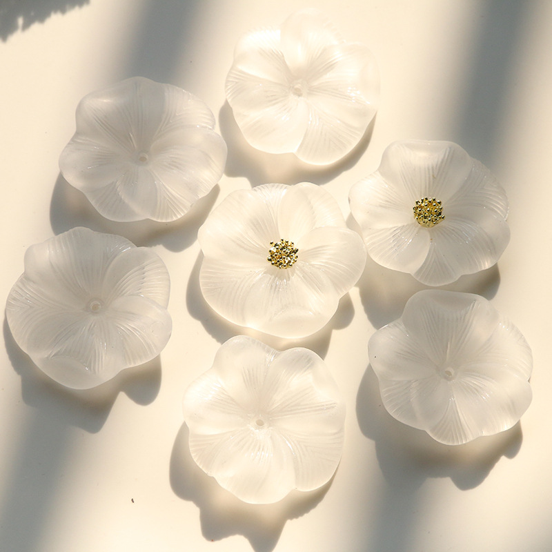 diyパーツ 手芸パーツ 貼り付け アクセサリーパーツ デコパーツ 手作り ハンドメイド フラワー