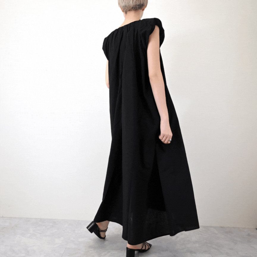 SALE リネンタッチ バルーン フレンチ ワンピース(31739) 株式会社 ゼノンインターナショナル 問屋・仕入れ・卸・卸売の専門【仕入れ