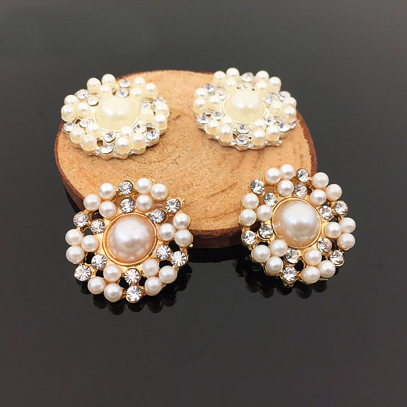 カボション メタルパーツ ストーン 花モチーフ 金属チャーム アクセサリーパーツ ピアス イヤリング 貼付け