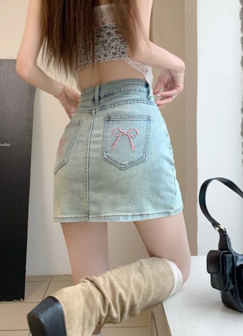 直営店にて購入 付属品全てあり 新作デニムスカート SOMETHING デニムスカート atelier BIG POCKET SKIRT/ビッグ