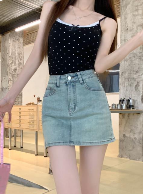 直営店にて購入 付属品全てあり 新作デニムスカート SOMETHING デニムスカート atelier BIG POCKET SKIRT/ビッグ
