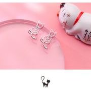気質 猫のイヤリング   ファッショングッズ  アクセサリー