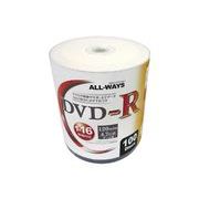 【特LMTq20240619】ALL-WAYS DVD-R データ用 100枚シュリンク AL-S100P