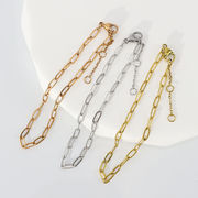 ブレスレット アクセサリーステンレス チェーン 韓国 サージカルステンレス ブレスレット 2024新作