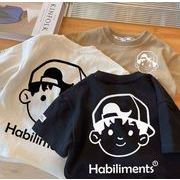 2024夏新作 子供服 韓国風子供服  ベビー服 男女兼用 半袖 トップス Tシャツ