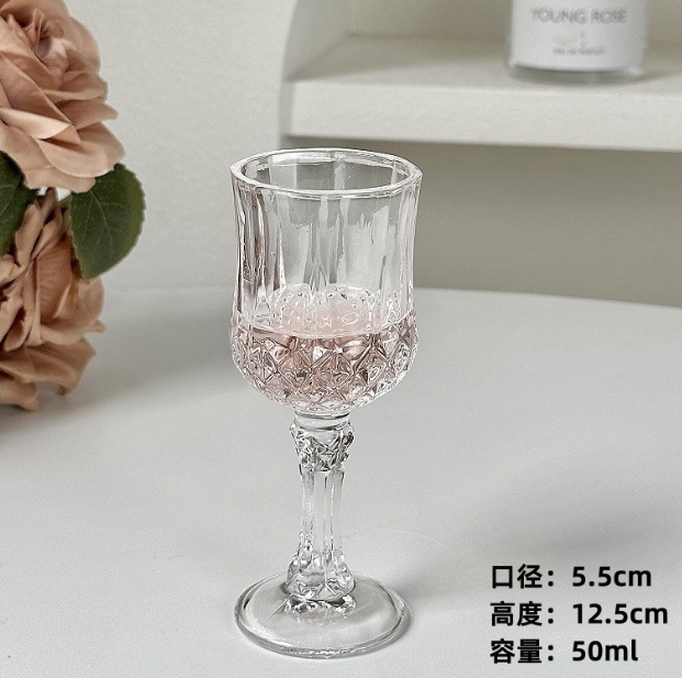 アンティークグラス　オペーク（乳白色）ツイストステム　ゴブレット　R1540ダI osharewalker ゴブレット ワイングラス レトロ コップ ガラス