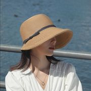 帽子 レディース 草編み帽子 ストローハット UVカット 麦わら帽子  日よけ帽子 日焼け防止 つば広