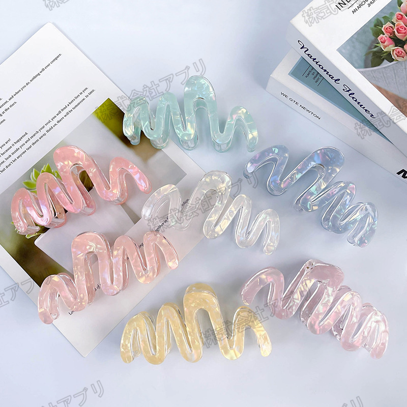 【全11種】ヘアアクセサリー ヘアクリップ バレッタ 髪飾り 髪まとめ オシャレ レディース アクリル