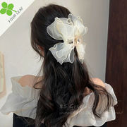【即日発送可能】バンスクリップ 蝶結び ヘアアクセサリー 髪留め ヘアクリップ 上品 ファッション