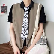 ネクタイ ワンタッチ プリント コスプレ パンクファッション レディース