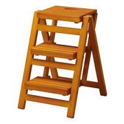 折り畳みステップチェア3段　椅子/家具/インテリア/リビング