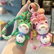 2色  カエルのキーホルダー　カエル　蛙のキーチェーン　カエル雑貨   カエルアクセサリー