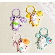 4色  スカーフカエルキーホルダー カエル雑貨  カエルアクセサリー  かわいいレディースキーホルダー