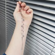 ステンレスパールブレスレット　アクセサリー　金属アレルギー対応　INS　デザイン