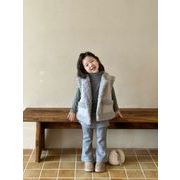 2024秋新作韓国風子供服 ベビー服 キッズ  裹起毛  ベスト  90cm-140cm
