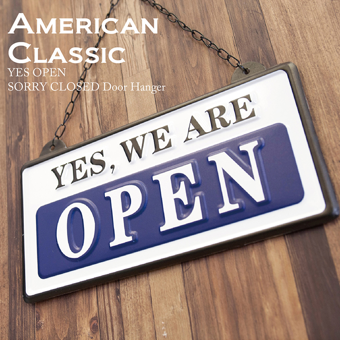 アメリカンクラシック【OPEN / CLOSED ドアハンガー】★