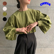 2024年秋新作　レディース服　トップス　シャツ　ブラウス　長袖　無地　コットン　6色展開　M#-L#