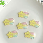 星形 アクセサリーパーツ デコパーツ 髪飾り DIY素材 ハンドメイド 貼り付けパーツ