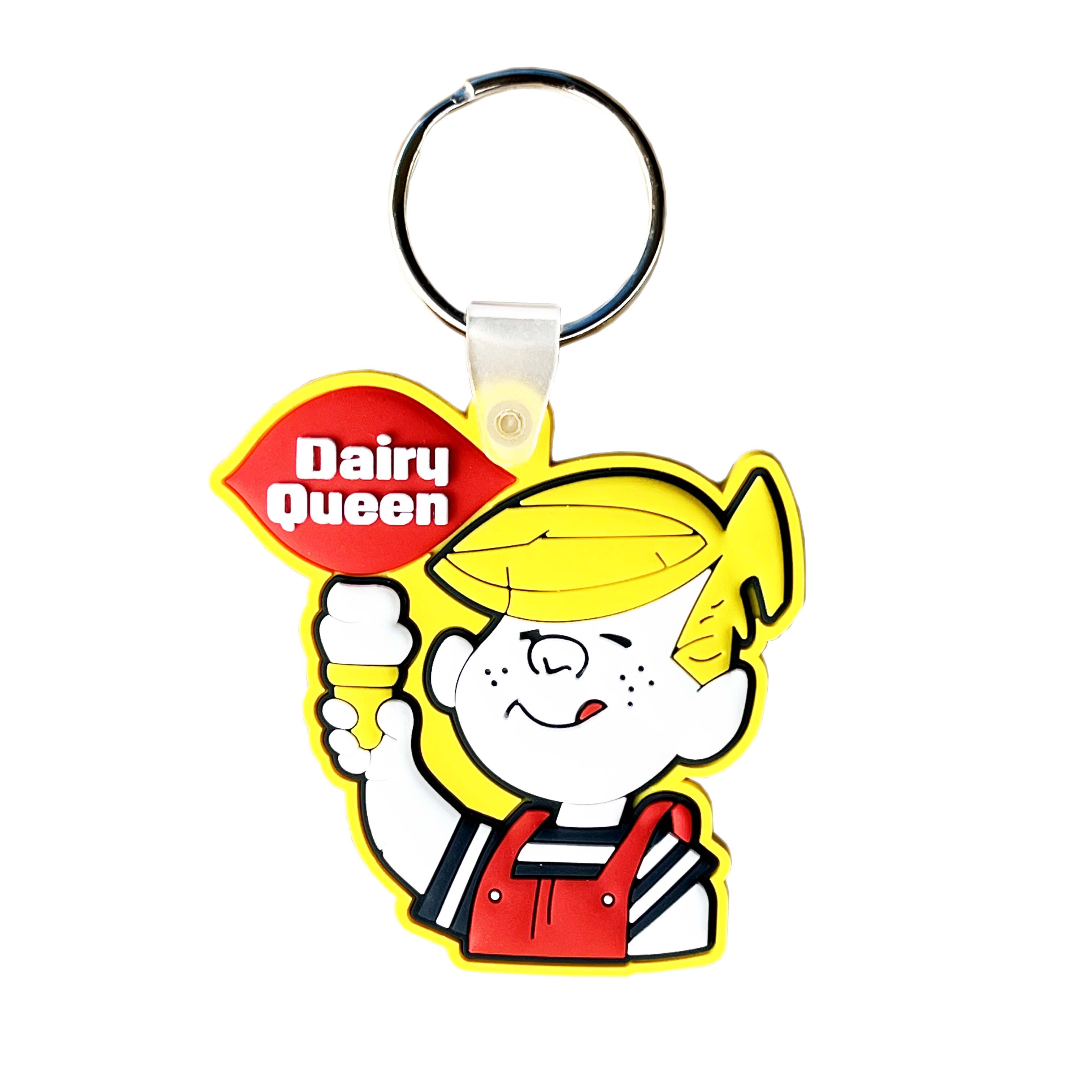 アドバタイジング アメリカン キャラクター ラバー キーリング