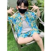2024夏新作  ベビー服 韓国風子供服 男の子  半袖  トップス+ショートズボン  2点セット  90cm--150cm