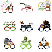 9pcs ハロウィンめがね ハロウィン用品 オーナメント ハロウィン小道具
