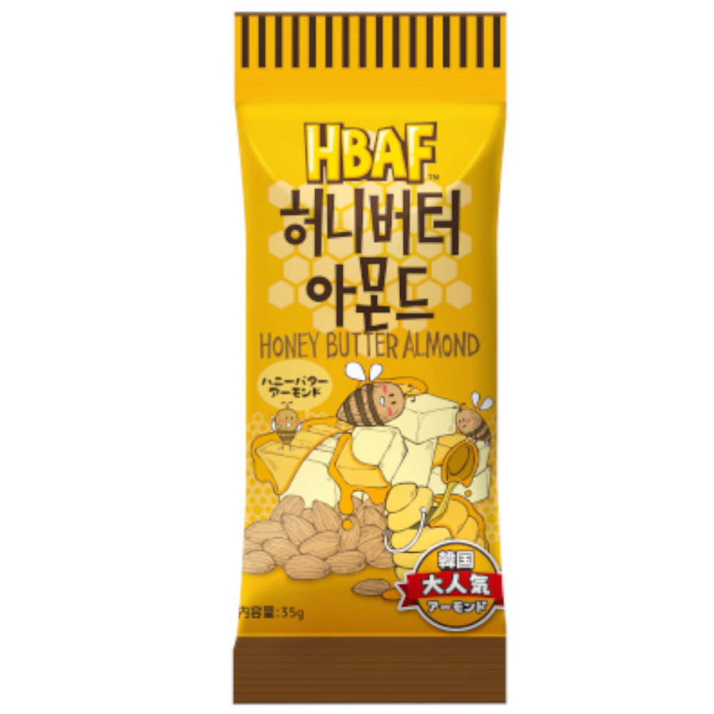 アーモンド出品 韓国のお土産ランキング常連商品 大人気HBAF ハニーバター