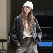u25375 トップス レディース アウター 2024秋冬新作 韓国風 レザージャケット ライダース