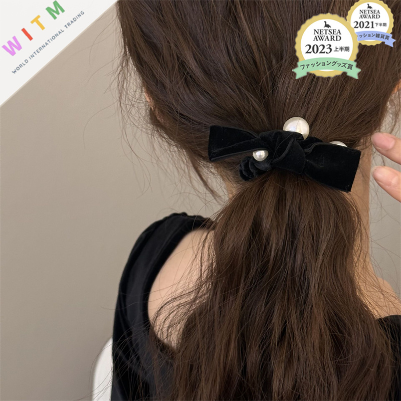 パール シュシュ 髪飾り 髪留め ヘアゴム ヘアアクセサリー レディースファッション おしゃれ